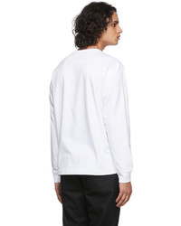 Stone Island White Lightweight Long Sleeve T Shirt