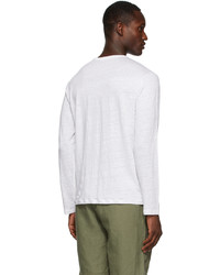 Vince White Linen Sweater