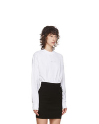1017 Alyx 9Sm White Logo Long Sleeve T Shirt