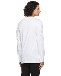 Tom Ford White Logo Long Sleeve T Shirt