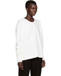 Lemaire White Long Sleeve T Shirt