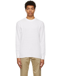 Nanamica White Long Sleeve Thermal T Shirt
