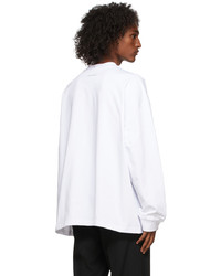 We11done White New Ed Long Sleeve T Shirt