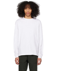 Norse Projects White Niels Long Sleeve T Shirt