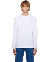 Norse Projects White Niels Standard Long Sleeve T Shirt