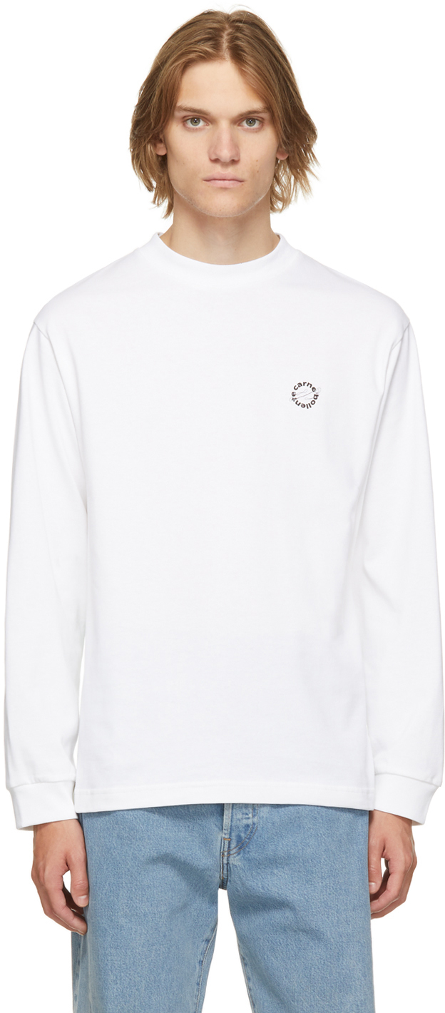 Carne Bollente White Organic Cotton Pussy Power Long Sleeve T Shirt 0 