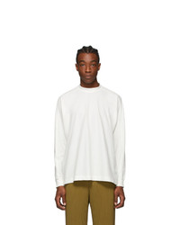Homme Plissé Issey Miyake White Release T 1 Long Sleeve T Shirt