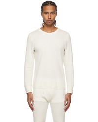 Heron Preston for Calvin Klein White Season 2 Thermal Long Sleeve T Shirt