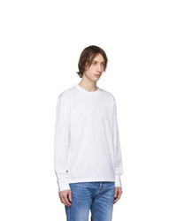 DSQUARED2 White Stud Fit Long Sleeve T Shirt