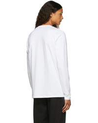 BOSS White Tchark 1 Long Sleeve T Shirt