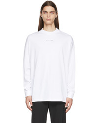 1017 Alyx 9Sm White Visual Logo Long Sleeve T Shirt