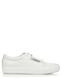 Acne Studios Adriana Grained Leather Trainers
