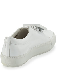 Acne Studios Adriana Leather Low Top Sneaker White