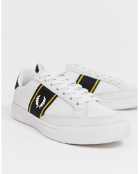 Fred Perry B3 Mesh Trainers In White