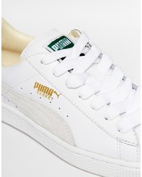 Puma Basket Classic White Sneakers
