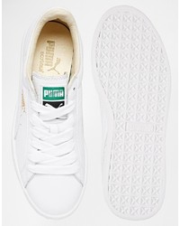 Puma Basket Classic White Sneakers
