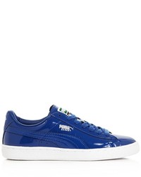 Puma Basket Matte And Shine Lace Up Sneakers
