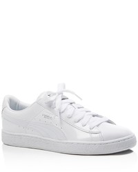Puma Basket Matte And Shine Lace Up Sneakers
