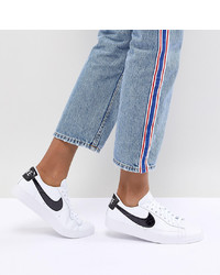 Nike Blazer Trainers In White And Black