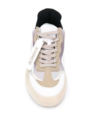 Emporio Armani Bomber Lace Up Low Top Sneakers