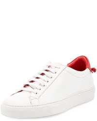 Givenchy Calfskin Low Top Sneaker Whitered
