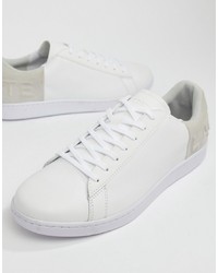 Lacoste Carnaby Evo 318 6 Trainers In White With Grey