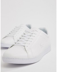 Lacoste Carnaby Evo 318 7 Trainers In All White