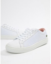 Lacoste Carnaby Heritage White Trainers With With