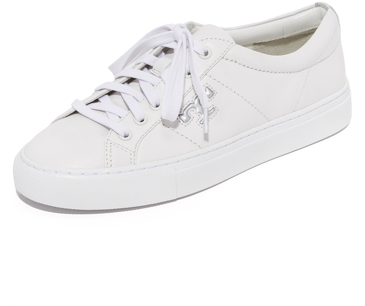 Tory Burch Chace Lace Up Sneakers, $225  | Lookastic