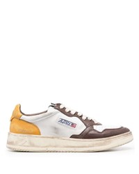 AUTRY Colour Block Distressed Finish Sneakers