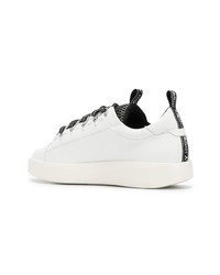 Grey Mer Contrasting Vamp Sneakers