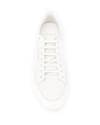 Saint Laurent Court Classic Sl10 Perforated Sneakers