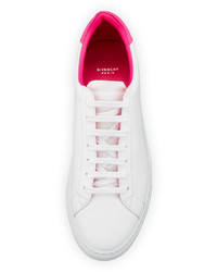Givenchy Devon Leather Low Top Sneaker Whitepink