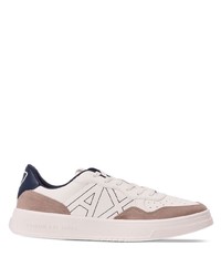 Armani Exchange Embroidered Logo Low Top Sneakers