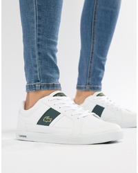 Lacoste Europa Trainers In White