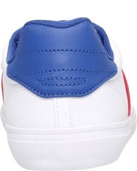 Lacoste Fairlead Tcl Leather Low Top Trainers 8 10 Years