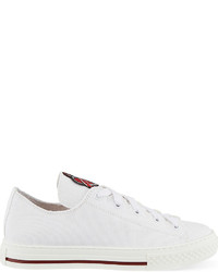Maje Frax Canvas Low Top Trainers
