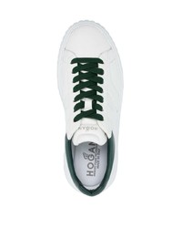 Hogan H Stripes Low Top Leather Sneakers