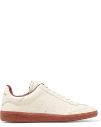 Etoile Isabel Marant Isabel Marant Toile Bryce Perforated Leather Sneakers Off White