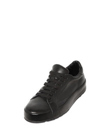 Jil Sander 10mm Leather Covered Sneakers