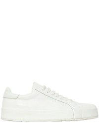 Jil Sander 10mm Leather Covered Sneakers