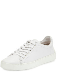 Rag & Bone Kent Lace Up Leather Low Top Sneaker White