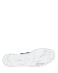 Kenzo Logo Leather Sneakers