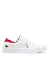 Lacoste Knitted Style Logo Embroidered Sneakers