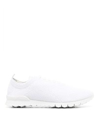 Kiton Lace Up Knitted Sneakers
