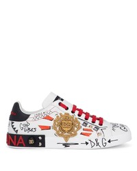 Dolce & Gabbana Lace Up Low Top Sneakers
