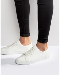 ASOS DESIGN Lace Up Trainers In White