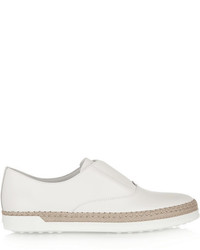 Tod's Leather Espadrille Sneakers