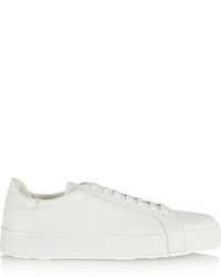 Jil Sander Leather Sneakers White
