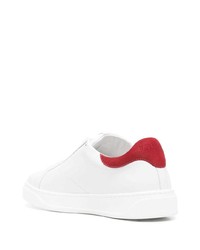 Lanvin Logo Patch Lace Up Sneakers